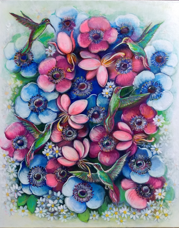 Spring mood by artist Anastasia Shimanskaya